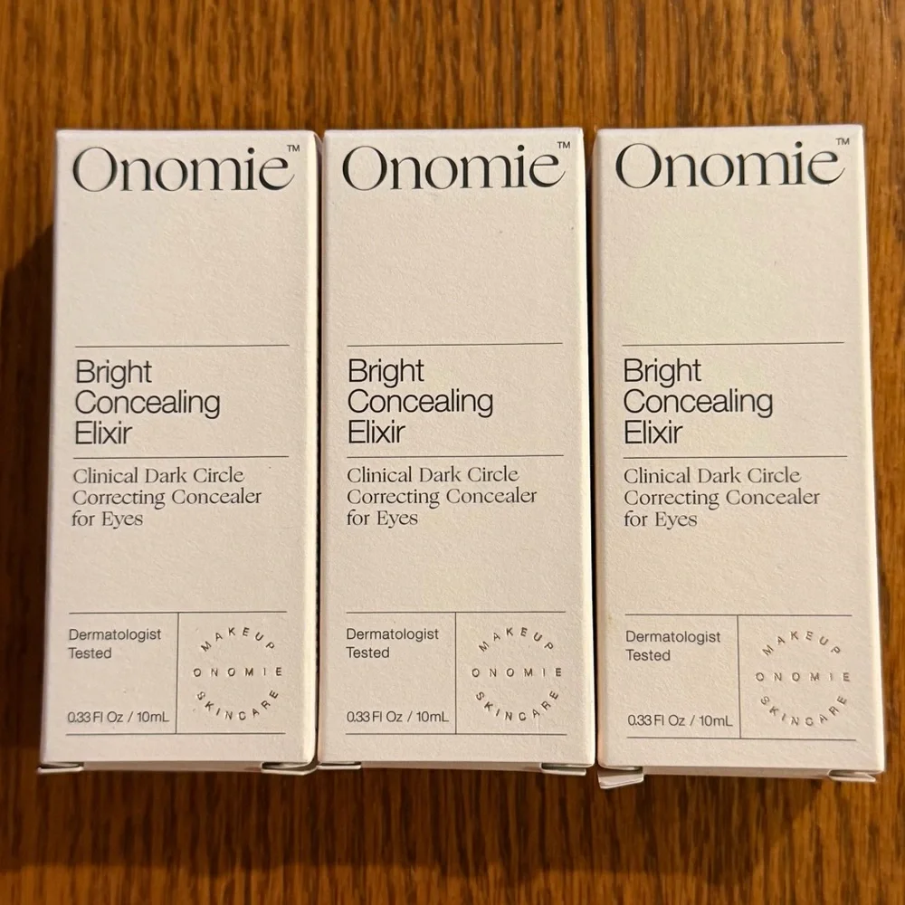 Onomie Eye Concealing Elixir - Dark Circles Tan-Dark Sappho 3 Tubes(10ml/Tube)